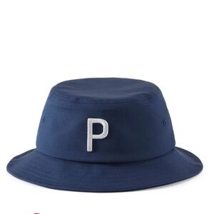 💙 Navy Blue Puma Bucket Golf Hat with ‘P’ Logo - NWT
